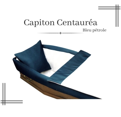 capiton centauréa bleu pétrole