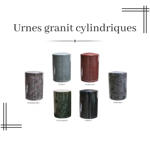urne granit cylindrique